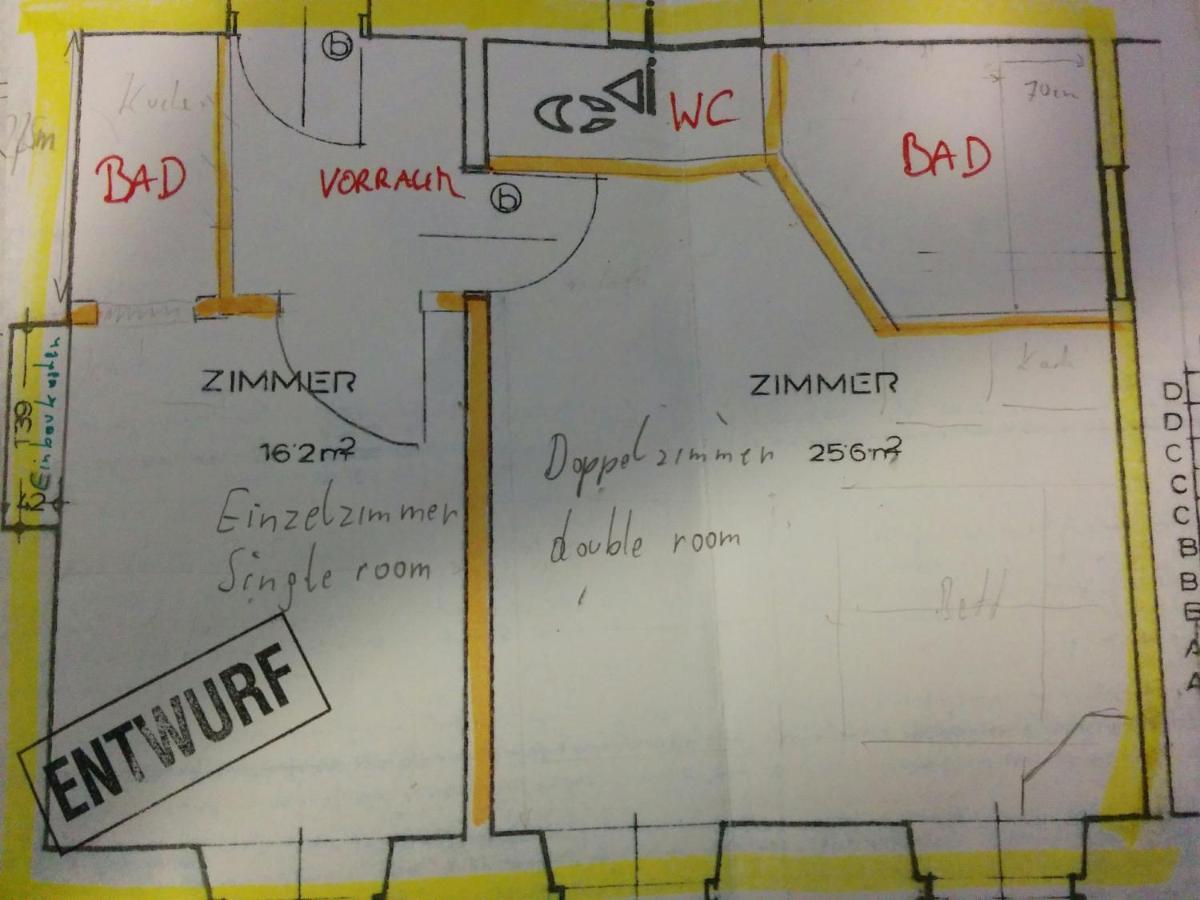 Seeblick Apartment/Zimmer 格蒙登 外观 照片